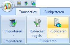 Rubriceren 1. Klik op [Rubriceren] (snelstart link) of 2. Selecteer [Rubriceren] of 3.