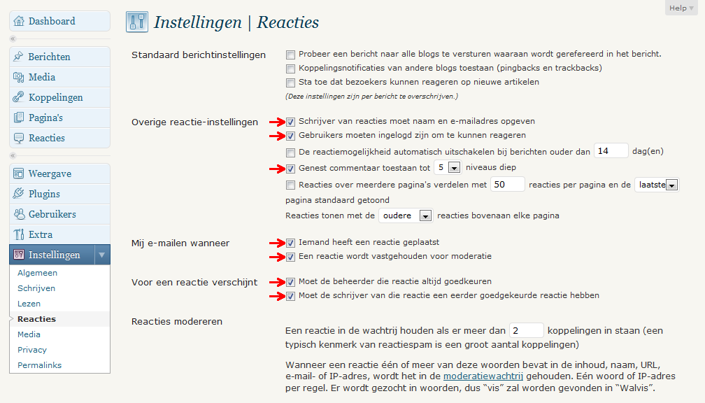 Zet deze optie uit door onderstaande stappen te volgen. Log in met uw beheerders account.