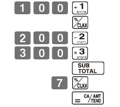 Korting en toeslag programmeren en registreren Met het CASIO kasregister kunt u op een eenvoudige manier korting en/of toeslagen registreren.