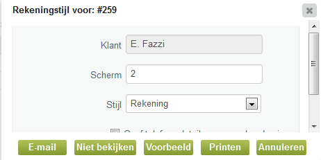 4) Klik op de knop Uitchecken 5) 6) Kies de gewenste betaalwijze, controleer het bedrag en klik op Boeken :