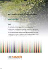 Naturalis DNA barcoding