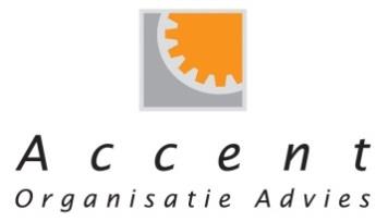 ACCENT ORGANISATIE ADVIES Accent Organisatie Advies voert adviesopdrachten uit op het gebied Operational Excellence, Risicomanagement en Financieel Performance Management.