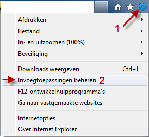 Stap 2: Kijk in Internet Explorer na of de invoegtoepassing Silverlight ingeschakeld is.