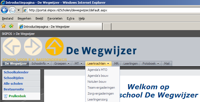 Hoofdstuk 7: Werken via knop leerkrachten. Alle skipos directeuren maken afspraken met hun ICT er betreft dit onderwerp.