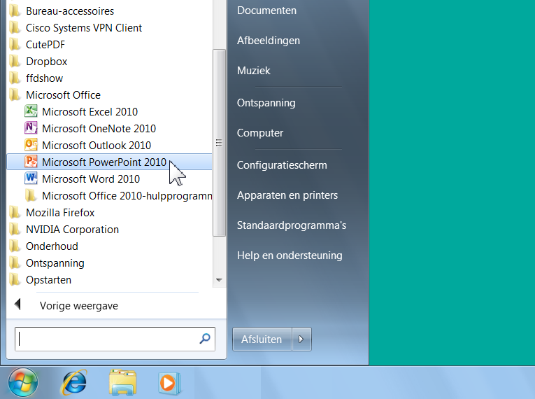 324 Word, Excel en PowerPoint 2013 en 2010 voor senioren 9.1 PowerPoint openen In Windows 8.