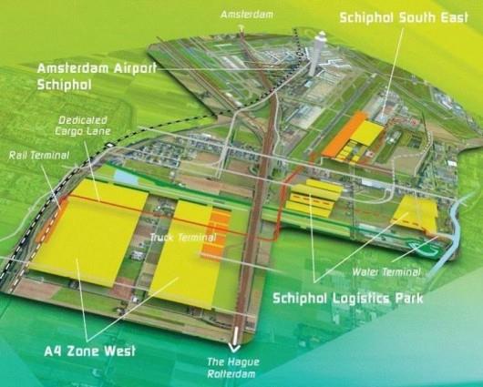 Voorbeelden: Havengebied Amsterdam en A4 zone West Belangrijke ambities van de Havenvisie zijn: verdubbeling van de overslag op bestaand haventerrein 40% meer toegevoegde waarde in 2020 dan in 2006