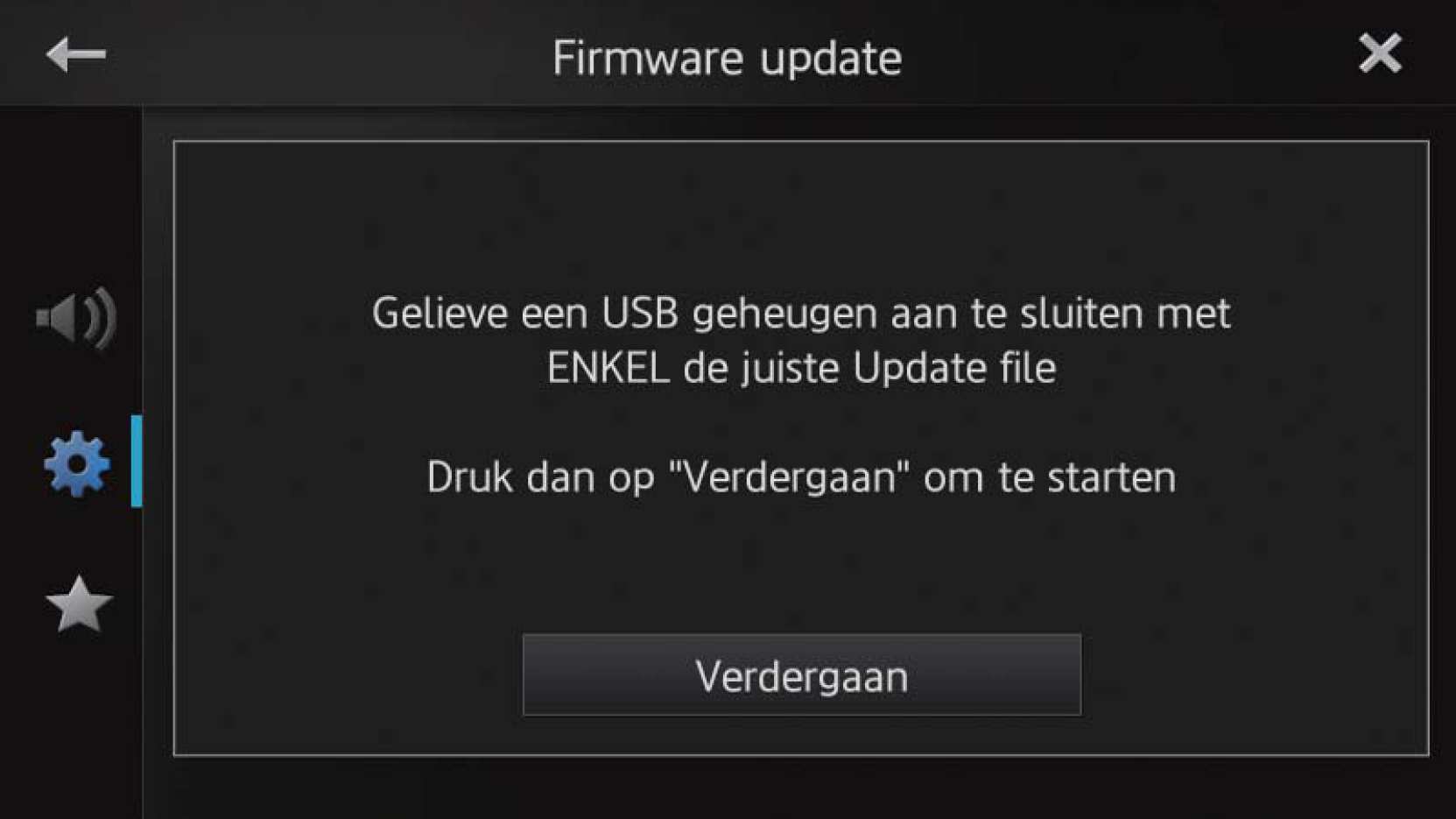 PROCEDURE 1. Sluit een leeg (geformatteerd) USB-opslagapparaat aan op uw computer en kopieer het bestand PEH403B_V08.05_1T.HAT naar het USB-opslagapparaat. 2.