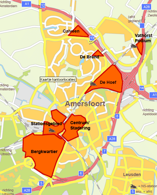 4. CONCLUSIES KANTORENMARKT AMERSFOORT In dit hoofdstuk gaan we in op de Amersfoortse kantorenmarkt. 4.1 Aanbod van kantoorruimte in Amersfoort toegenomen naar meer dan 130.