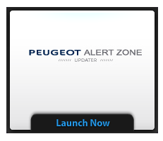 Later gebruik van de Peugeot Alert Zone-wizard 12. Klik op Launch now 13. De wizard wordt gestart.