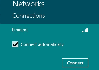 11 NEDERLANDS Tip: Als Windows de draadloze verbinding een locatie wil geven, kies dan Thuisnetwerk of Bedrijfsnetwerk. 2.5 Verbinden met Windows 8 (WLAN AutoConfig) 1.