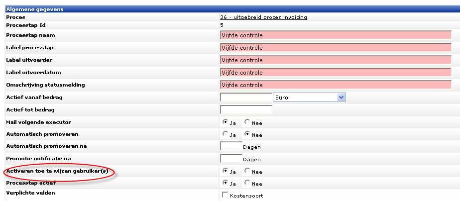 PRQ-8306 Invoicing optimalisaties Invoicing Doorvoeren optimalisaties binnen Invoicing Binnen Invoicing wordt nu meer de nadruk gelegd op de verantwoordelijke gebruiker, dus de gebruiker die