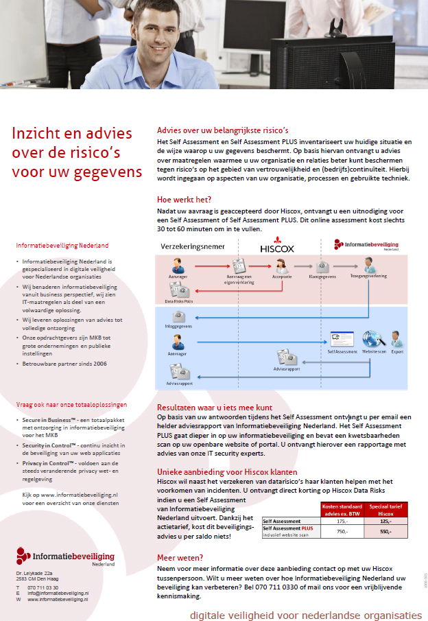 PROCES ASSESSMENT Benodigde gegevens: Bedrijfsnaam Gegevens