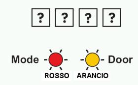 4. Voer de viercijferige pincode van de primaire code in van de gebruiker die u wilt wissen: het controlelampje van de modus knippert rood (als de pincode niet geldig is, dan hoort u een lange