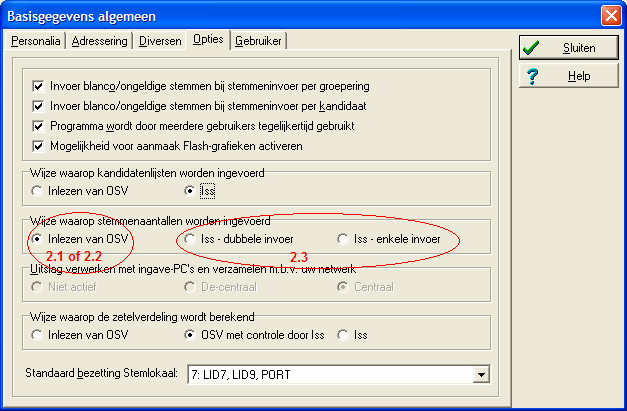 2. Stemmeninvoer met behulp van OSV en/of ISS In het post-stemmachine tijdperk is de uitslagverwerking als vanouds weer opgesplitst.