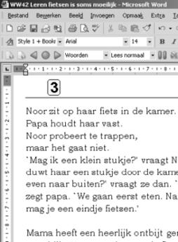 Tips voor de coach De gescande tekst kan fouten bevatten. Verbeter die in het Word-bestand na het scannen. Laat de tekst door Sprint lezen. Zo hoor je meteen fout uitgesproken woorden.