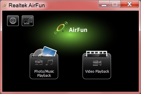 5. U kunt uw video/foto/muziekbestanden direct uit het Airfun hoofdmenu slepen.