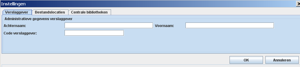 3.2.2 Aangifte In het menu-onderdeel Aangifte kan een EPB-aangifte gegeneerd worden van elk gebouw of EPB-eenheid dat hiervoor in aanmerking komt (zie hoofdstuk 11 EPB-aangifte ). 3.2.3 Instellingen