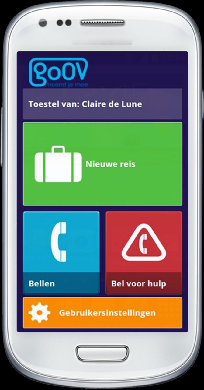 OD1 http://www.appsforeurope.eu/ GoOV is een app op een smartphone die mensen helpt die moeite hebben om zelfstandig met het openbaar vervoer te reizen.