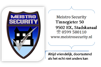 dan kunt u contact opnemen met: Meistro Security Thijs Ensing