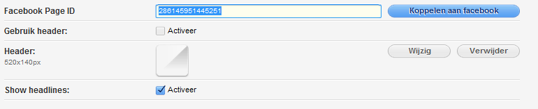 Facebook webwinkel aanmaken 1. Ga naar de Backoffice Algemeen>Design>Facebook commerce. 2. Klik bij Facebook Page ID op 'Koppelen aan Facebook'.