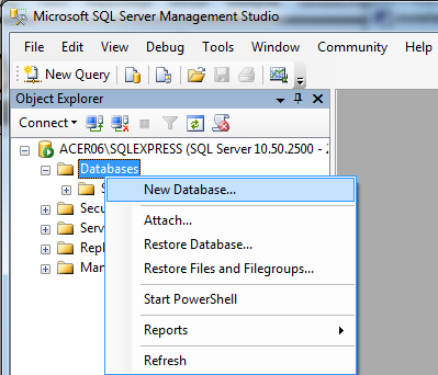 Klik vervolgens op "Alle programma's / All programs en zoek naar: Microsoft SQL Server 2008 R2 Klik dan op SQL Server Management Studio Indien deze er niet staat, download deze dan van: microsoft