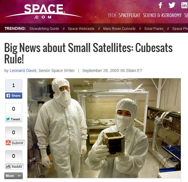 Cubesats in