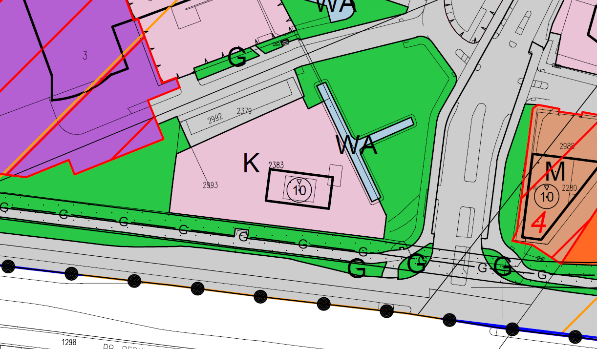 Bestemmingsplan Voor het perceel geldt het bestemmingsplan Groene Kruisweg / Metrobaan, vastgesteld op 27 juni 2011. Het perceel heeft de bestemming kantoor, zie onderstaande afbeelding.