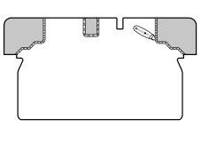 5 Verwijder de Torx-schroef uit de achterste rand van de linker en rechter zijpanelen van de hemelbekleding in de bagageruimte. Verwijder de hemelbekleding aan de linker- en rechterzijde.