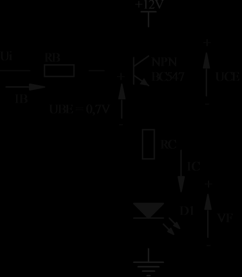 Opdracht 4: transistor als schakelaar en als regelaar 4.0 Gegevens transistoren en LED In bijlagen E1, E2 en E3 staan de gegevens vermeld van de gebruikte transistoren.