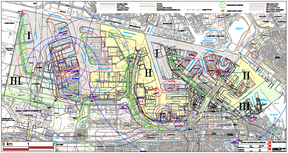 In figuur 2 zijn de drie zones ingetekend. Figuur 2. onering Westpoort In tabel 1 worden per zone de EV-ambities en beleid beschreven.