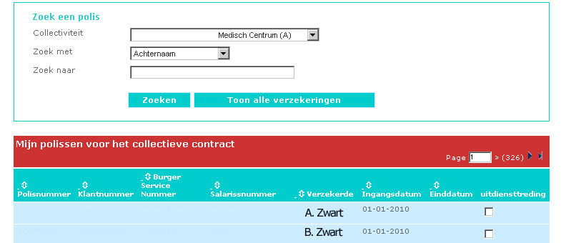 5. U wilt in uw gesloten werkgeversomgeving een verzekeringspakket of eigen risico van een UMC-verzekerde werknemer (of gezinslid) wijzigen.