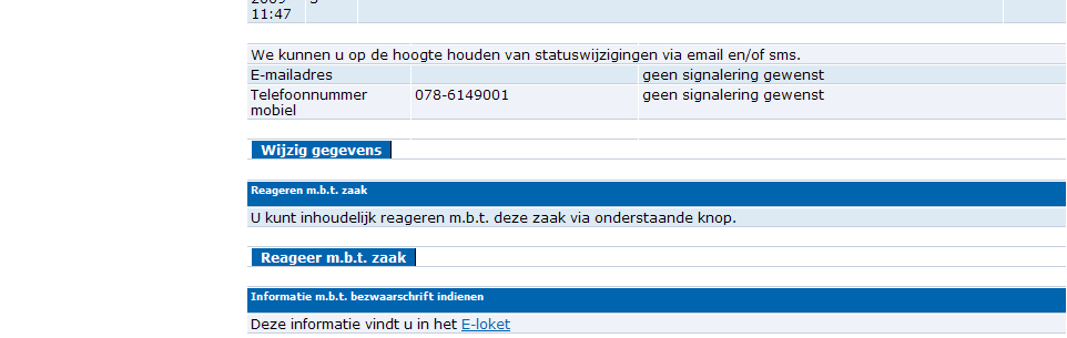 Zaakinformatie