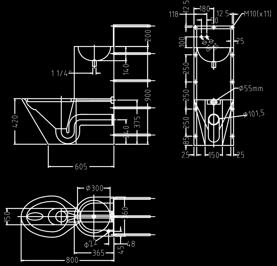 Combinatietoilet, Elcee 160 De toilet/drinkfontein combinatie wordt vaak toegepast in jeugdinrichtingen, isoleercellen en cellencomplexen van politiebureaus.