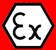 Apparatuur Markering ATEX 15 CE Markering EC symbool explosieve atmosfeer (epsilon x) Apparatuur Groep I = Mijnen - II = Niet-mijnen