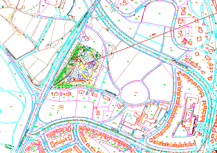 Akoestisch onderzoek appartementen 'De verborgen kamer'- Braamweg 1 te Arnhem Op onderstaande afbeelding staat de ligging van de wegen alsmede de omgeving van het plangebied weergegeven.