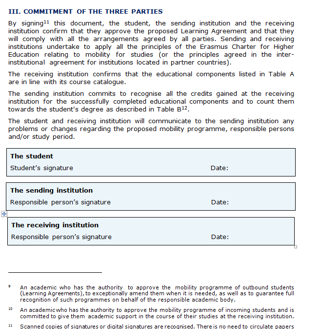 Learning Agreement Als je vakkenpakket goedgekeurd werd door de ankerpersoon, stuurt deze jouw Learning Agreement