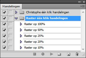 Ga naar de locatie op je pc waar de set met handelingen staat en dubbel klik op de respectievelijke set.