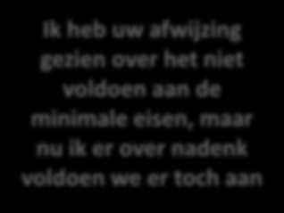 Wat moet u niet en vooral wel doen? De contract aanvraag procedure Oeps, sorry, de informatie die ik heb toegestuurd was niet compleet of volledig!