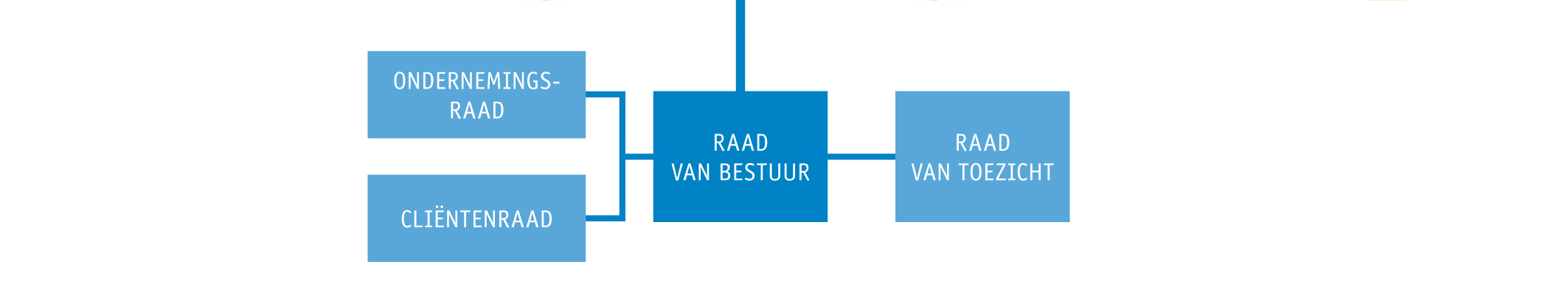 Organisatiestructuur Het leidend principe in de organisatie van Lister is het primaire proces, waar cliënten met ondersteuning van