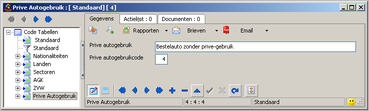 62 In het subscherm Verzekeringen onder Werknemers kan de informatie uit het ZVW scherm opgenomen worden. 1.12.