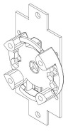 zonwering Gaten op 48 mm Versterkt met ijzer/easy-clip tot 45 Nm 700-020P Verstelbare steun voor inbouw rolluikkast Easy-clip tot 30 Nm 700-100 Steun voor directe muurmontage