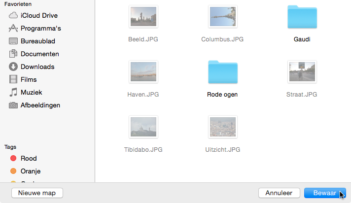 10 Aanvullend PDF-bestand Picasa op de Mac Om het bestand op te slaan: U kunt nu verder werken op pagina 129 van uw boek. 3.