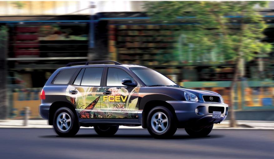 De lange termijn Hyundai trekt al sinds lange tijd de waterstof-kaart:» 1998: start van het Fuel Cell programma» 2000: voorstelling Hyundai Santa Fe FCEV