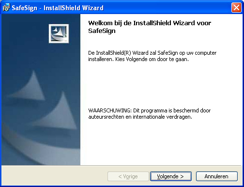 2 Het installatieprogramma vraagt u de taal voor de installatie te kiezen: 3 Selecteer Dutch en klik op OK.