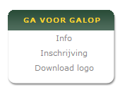 32 17. Ga voor Galop Dit project zag voor het eerst het levenslicht in 2011. In dat jaar organiseerde de Vlaamse Liga Paardensport vzw, de eerste editie van Ga voor Galop.