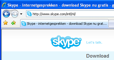 1. ACCOUNT AANMAKEN BIJ SKYPE (gratis) In dit gedeelte wordt u uitgelegd hoe u een account moet