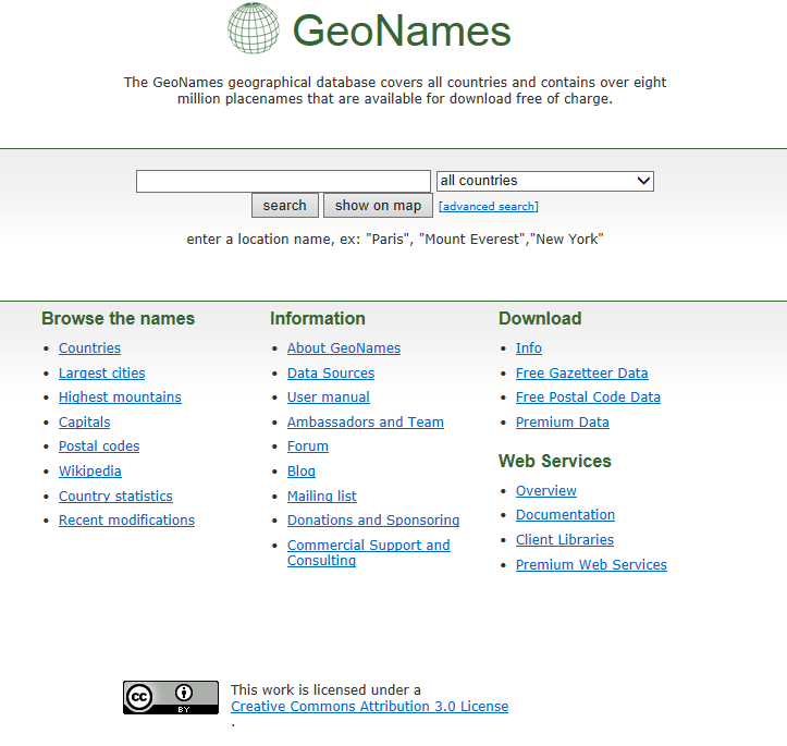 GeoNames