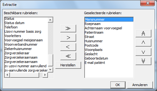 HandleidingExtractie patiëntenbestand Qualizorg 3.