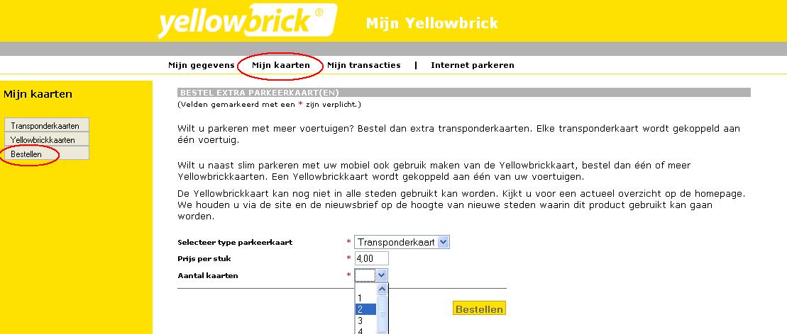 Koppelen van een mobiel nummer aan een transponderkaart Indien een collega telefonisch een transactie moet kunnen aan- en afmelden dient u zijn/haar mobiele nummer aan de transponderkaart te koppelen.