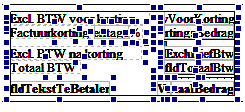 Pagina 2 van 8 Aanpassen factuurvoet: De aangemaakte hoofdingaven gaan we plaatsen onder in de voet van de factuur.